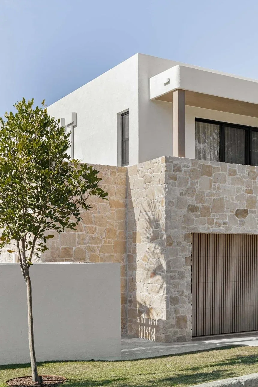 Carefully finished exterior of a contemporary home